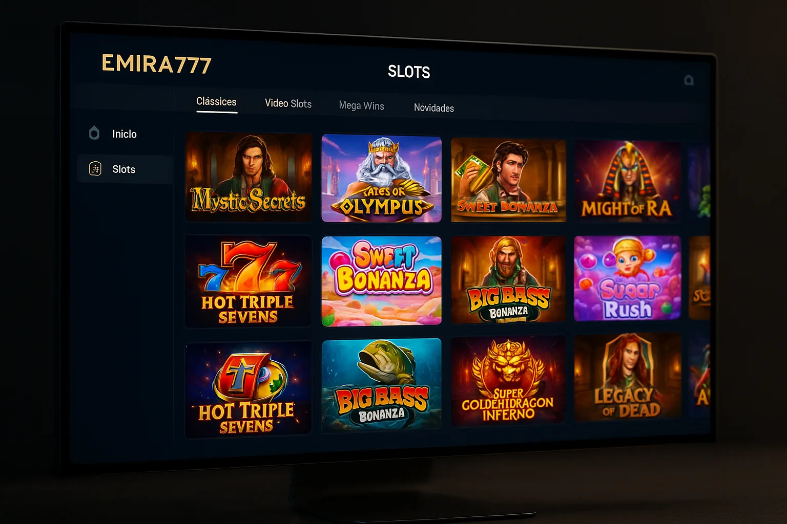 Explore o mundo das slot machines no EMIRA777 Casino